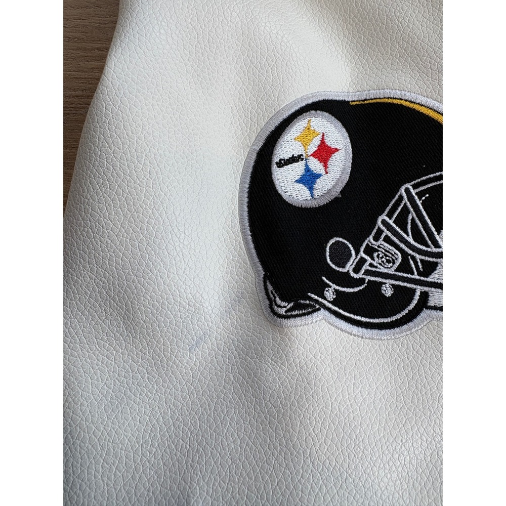 NWT BLEM Women's The Wild Collective Pittsburgh Steelers Jacket -XL-Black/White - Picture 6 of 9